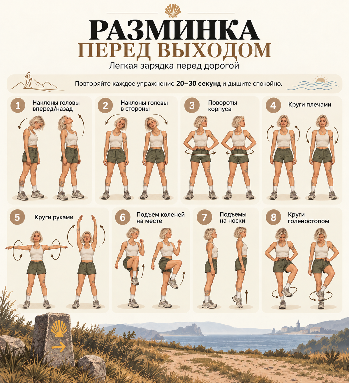 Разминка перед дорогой